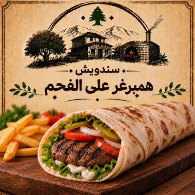 همبرغر على الفحم 